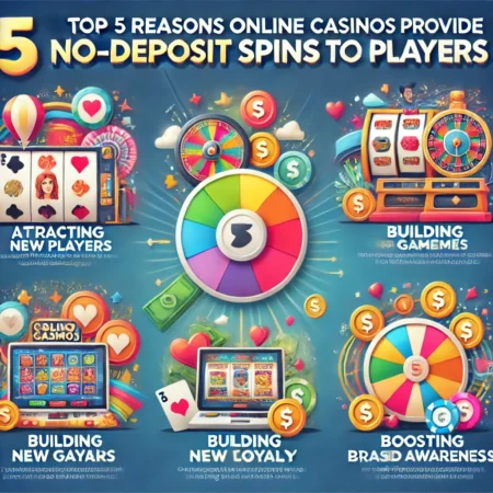 Top 5 Reasons Online Casinos Offer No Deposit Free Spins